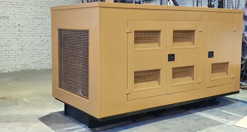 Дизель-генератор ЭТРО в кожухе двигатель Yuchai Дизель-генератор ЭТРО в кожухе двигатель Yuchai 320 квт