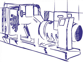 Дизельная электростанция ЭТРО в Хабаровске АД160-Т400 изготовлена на базе двигателя Doosan P086TI для постоянного и резервного электроснабжения